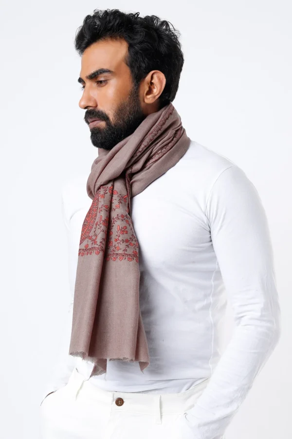 Brown Handwoven Shawl