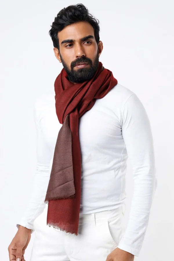 Marsala Handwoven Stole